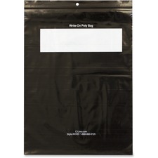 C-line CLI 47491 Write-on Reclosable Bags - 9 Width X 12 Length - Blac