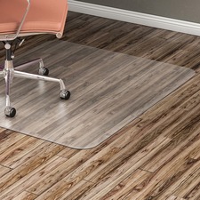 Lorell LLR 82825 Hard Floor Rectangular Chairmat - Tile Floor, Vinyl F