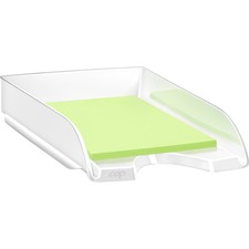 Cep CEP 1002000021 Gloss Desk Tray - Desktop - White - 1 Each