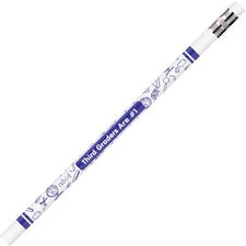 Moon MPD 7863B Third Graders Are No.1 Pencil - 2 Lead - White Wood Bar