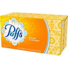 Procter PGC 87611CT Puffs Basic Facial Tissue - White - Soft - 180 Per