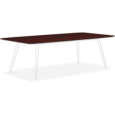 Lorell LLR 59583 Mahogany Rectangular Conference Tabletop - Rectangle 