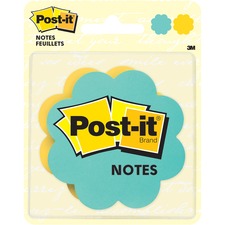 3m MMM 7350DSY Post-itreg; Super Sticky Die-cut Notes - 150 X Assorted