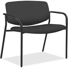 Lorell LLR 83120A202 Bariatric Guest Chairs With Fabric Seat  Back - A