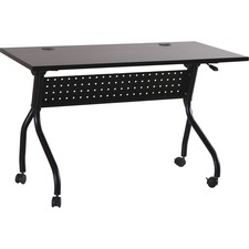 Lorell LLR 60732 Espressoblack Training Table - Rectangle Top - Four L