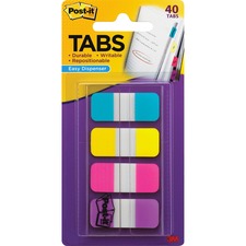 3m MMM 676AYPV Post-itreg; Easy Dispenser Tabs - 40 Tab(s)0.63 Tab Wid