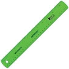 Acme ACM 14381 Westcott Shatterproof Ruler, Assorted Translucent Color