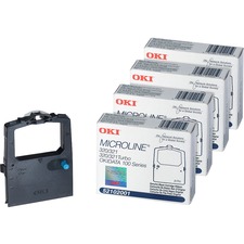 Original Okidata OKI 52102001BD Oki Ribbon - Black - Dot Matrix - 3000