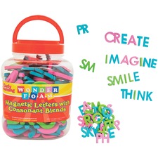 Pacon PAC AC9305 Pacon Wonderfoam Consonant Blends Magnetic Letters - 