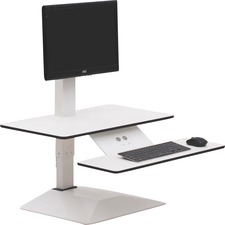 Lorell LLR 99549 Sit-to-stand Electric Desk Riser - 21.6 Height X 26.6