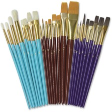 Pacon PAC 5134 Creativity Street Deluxe Brush Assortment - 24 Brush(es