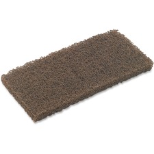 3m MMM 08004 Scrub 'n Strip Pad - 20  Carton - Brown