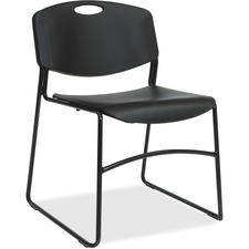 Lorell LLR 62528 Heavy-duty Bistro Stack Chairs - Plastic Seat - Plast