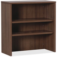 Lorell LLR 69975 Essentials Walnut Laminate Stack-on Bookshelf - 36 X 