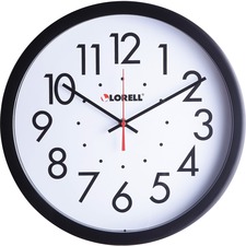 Lorell LLR 61009 14-12 Self-set Wall Clock - Analog - Quartz - White M