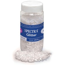 Pacon PAC 8925 Creativity Street Glitter Flakes - 8 Oz - 1 Each