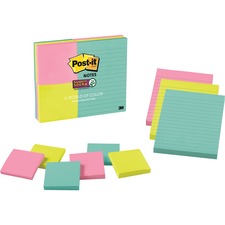 3m MMM 46339SSMIA Post-itreg; Super Sticky Notes - Miami Color Collect