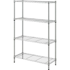 Lorell LLR 70063 Light-duty Wire Shelving - 4 Tier(s) - 54 Height X 36