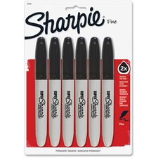 Newell SAN 33666PP Sharpie Super Permanent Marker - Bold, Fine Marker 