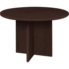 Lorell LLR PT42RES Prominence Round Laminate Conference Table - 29 X 4