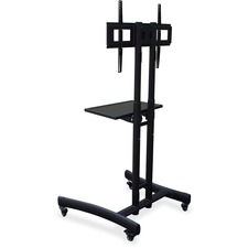 Lorell LLR 99755 Flat Panel Tv Cart - 100 Lb Capacity - 4 Casters - 2.