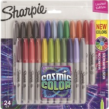 Newell SAN 2033573 Sharpie Cosmic Color Permanent Markers - Fine Pen P