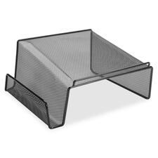 Lorell LLR 84155 Black Meshwire Angled Height Mesh Phone Stand - 11.1 