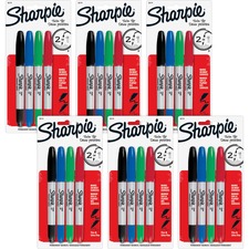 Newell SAN 32174PPBG Sharpie Twin Tip Markers - Ultra Fine, Fine Marke