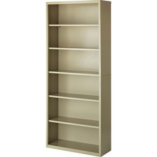 Lorell LLR 41293 Fortress Series Bookcases - 34.5 X 13 X 82 - 6 X Shel