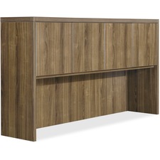 Lorell LLR 34319 Chateau Series Walnut Laminate Desking - 70.9 X 14.8 