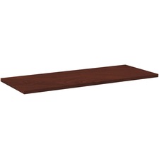 Lorell LLR 62566 Rectangular Invent Tabletop - Mahogany - Rectangle To