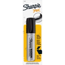 Newell SAN 44101PPBD Sharpie Magnum Black Permanent Markers - Jumbo Ma