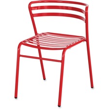 Safco SAF 4360RD Safco Multipurpose Stacking Metal Chairs - Slate Seat