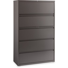 Lorell LLR 60473 Fortress Series 42'' Lateral File - 5-drawer - 42 X 1