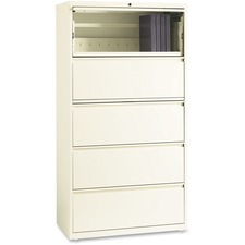 Lorell LLR 22954 Binder Storage 36 Lateral File - 5-drawer - 36 X 18 X