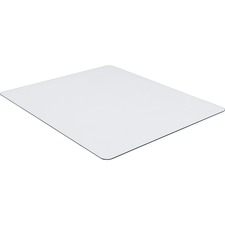 Lorell LLR 82834 Tempered Glass Chairmat - Floor - 50 Length X 44 Widt