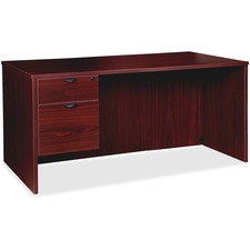 Lorell LLR PD3066QLMY Prominence 2.0 Mahogany Laminate Boxfile Left-pe