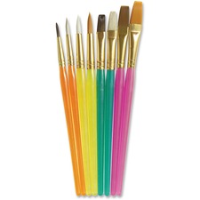 Pacon PAC 5133 Creativity Street Assorted Paint Brush Set - 8 Brush(es