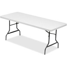 Lorell LLR 66655 Rectangular Banquet Table - Rectangle Top - Powder Co