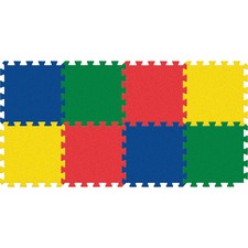 Pacon PAC AC4355 Pacon Wonderfoam Color Tiles - 12 Length X 12 Width -