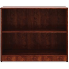 Lorell LLR 99779 Cherry Laminate Bookcase - 29.5 Height X 36 Width X 1