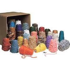 Pacon PAC 00470 Creativity Street Yarn Value Box - 300 Ft Length - Ass