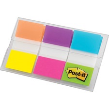 3m MMM 680EGALT Post-itreg; Flags - Assorted Brights - 60 - 1 X 1.75 -