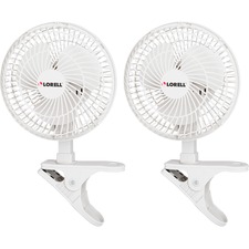 Lorell LLR 44552BD 6 Personal Clip-on Fan - 152.4 Mm Diameter - 2 Spee