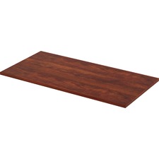 Lorell LLR 59637 Utility Table Top - Cherry Rectangle, Laminated Top -