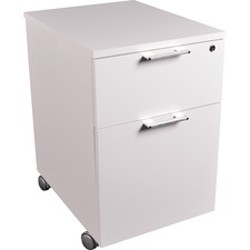 Lorell LLR 34504 Mid-century Modern Boxfile Mobile Pedestal - 19.8 X 1