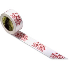 3m MMM 3771CT Scotch Preprinted Message Seal Broken Tape - 109.36 Yd L