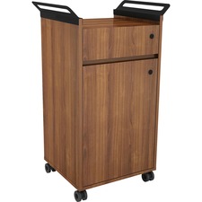 Lorell LLR 59654 Mobile Storage Cabinet With Drawer - 23.5 X 17.8 X 36