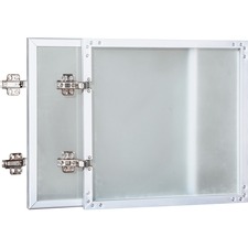 Lorell LLR 59577 Wall-mount Hutch Frosted Glass Door - 0.2 , 36door, 1