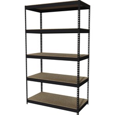 Lorell LLR 60648 Riveted Steel Shelving - 5 Compartment(s) - 84 Height